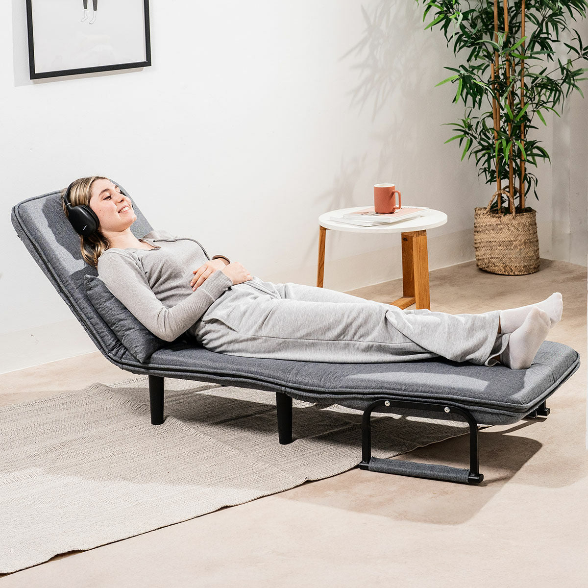 4-in-1 Convertible Single Sofa Bed Softfa