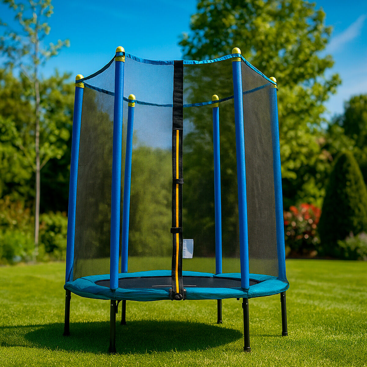 Kids Trampoline with Safety Enclosure Zuply