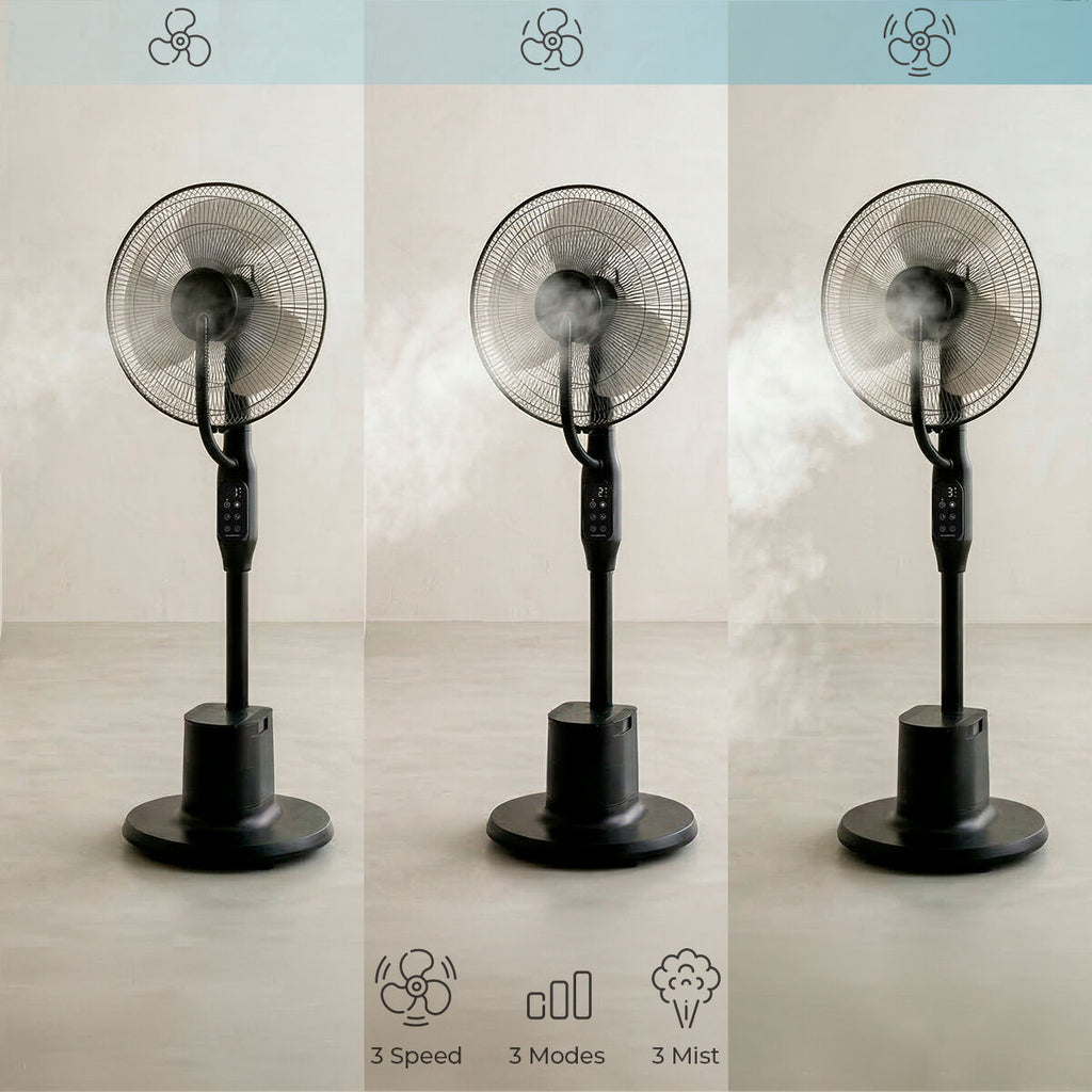 Nebuliser Pedestal Fan with Remote Control Sprair