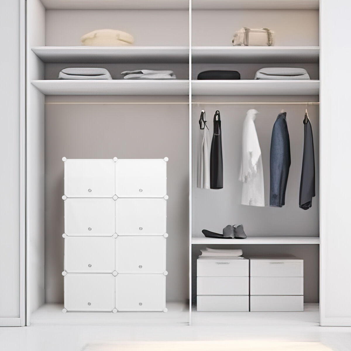 Portable Modular Shoe Cabinet