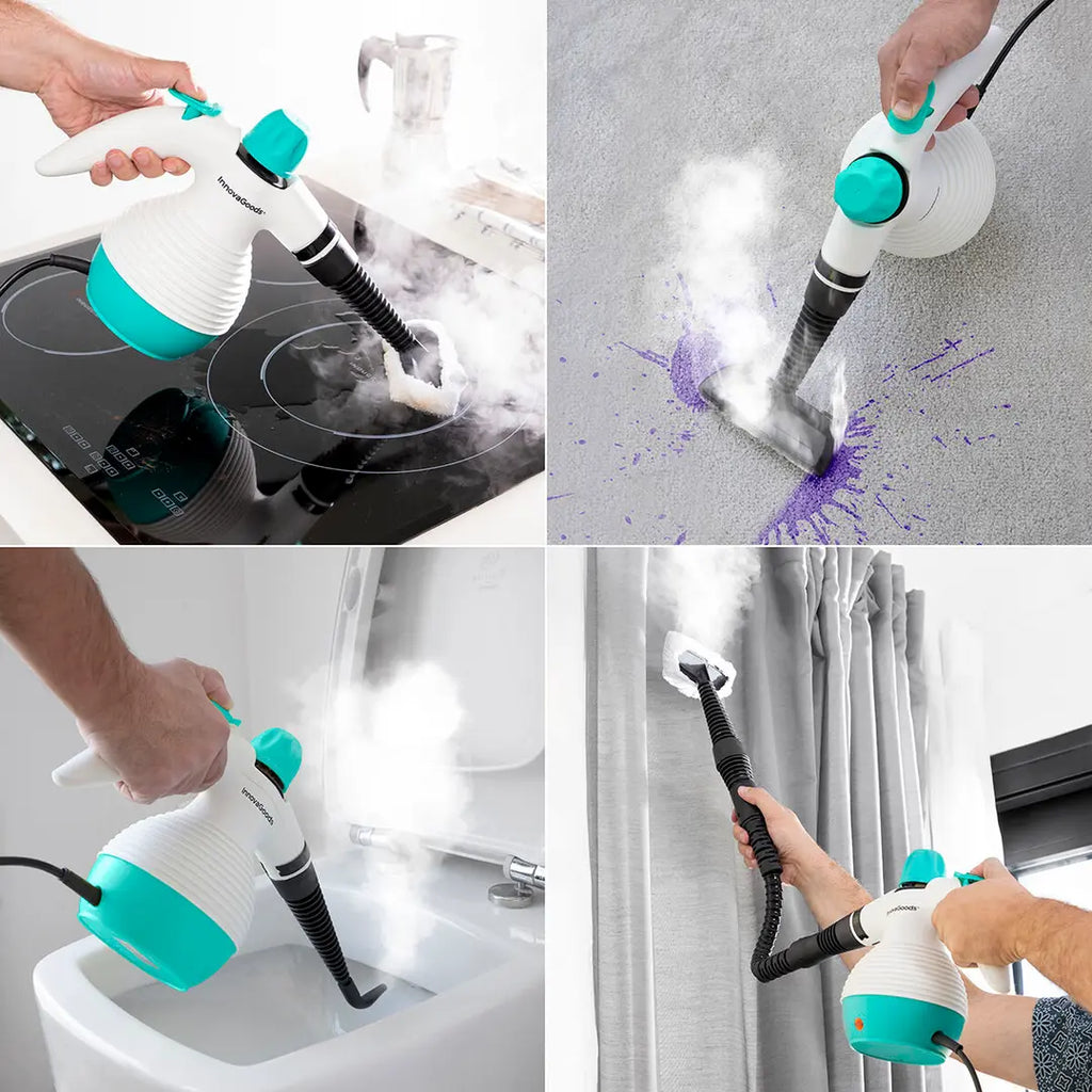 Multi-purpose, 9-in-1 Hand-held Steamer with Accessories Steany 0,35 L 3 Bar 1000W
